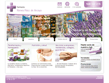 Tablet Screenshot of farmaciapamplona.com